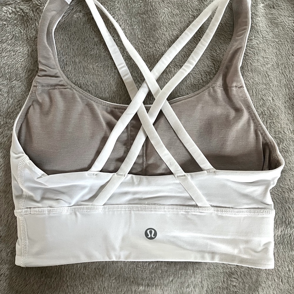 Lululemon Women's White Sports Bra